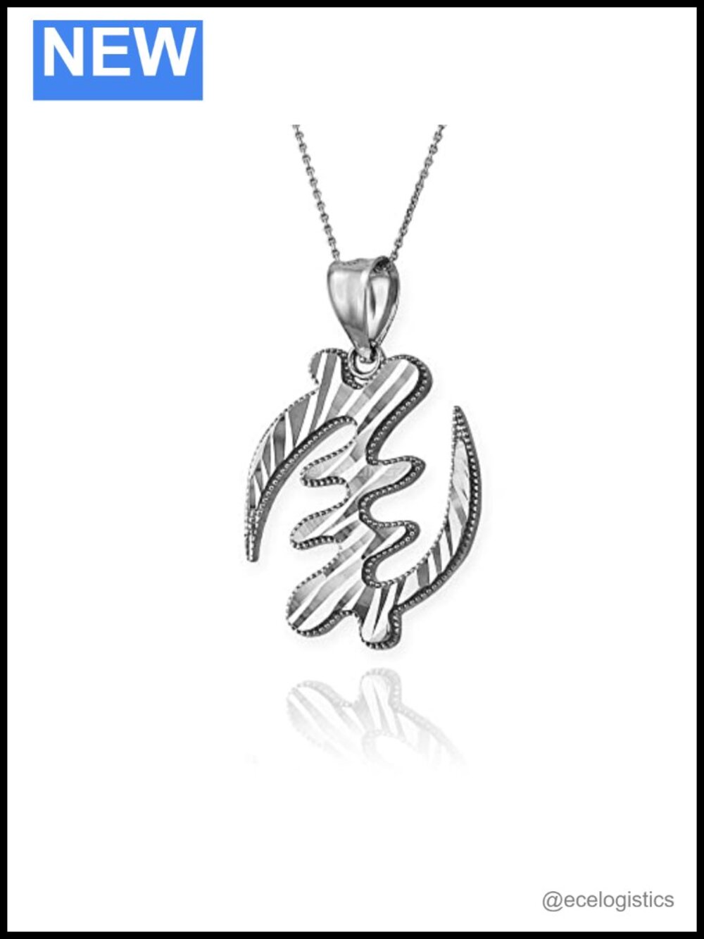Sterling Silver Gye Nyame Pendant Necklace